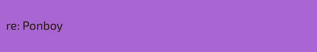 re: Ponboy